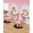 thumbnail image 5 of Baasha Reclining Salon Chair for Hair Stylist, Barber Chair All Purpose Styling Chair with Heavy Duty Hydraulic Pump, Reclining Barber Chair Spa Equipment - Pink, 5 of 8