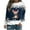 Navy, variant on Tetras Plus Size Tops for Women,Women's Winter Printed Loose T-Shirt,Long Sleeves Blouse,Round Neck Casual Tops