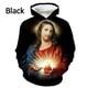 thumbnail image 3 of Sudadera con capucha con estampado 3D de Dios Jesús y la cruz de la fe cristiana, sudadera de moda para niños, unisex, jersey de invierno de El Redentor, 3 of 5