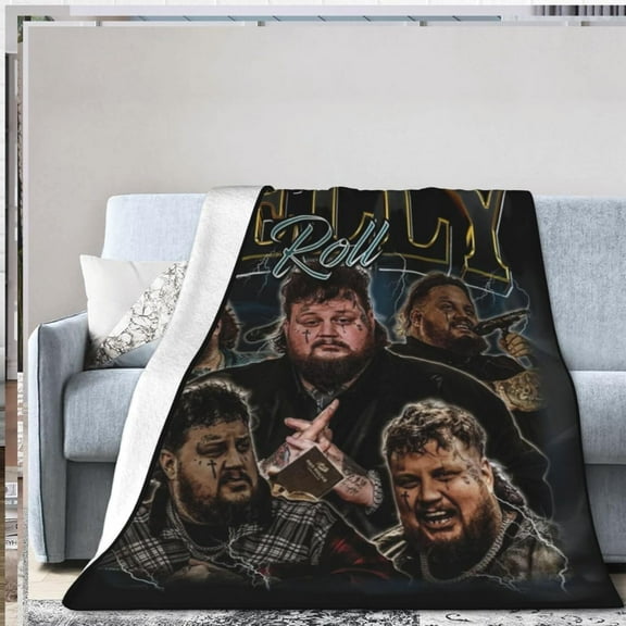 Jellys Music Rolls Blanket Flannel Fleece Blanket Ultra Soft Lightweight Throw Blanket for Bed Couch Living Room 40"x30"
