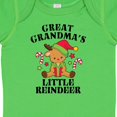 thumbnail image 4 of Inktastic Christmas Great Grandma's Little Reindeer with Candy Canes Boys or Girls Baby Bodysuit, 4 of 5