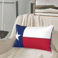 thumbnail image 7 of Hidden Zipper Pillowcases Us Flag Texas Lumbar Pillow Case Decorative Pillow Cases Bed Cushion Covers 14"x20", 7 of 7