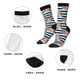thumbnail image 5 of Fotbe Popcorn Calcetas Largas con Estampado para Hombre y Mujer – Calcetas de Compresión Transpirables y Elásticas, Viajar y Uso Diario Talla 5-11, 5 of 6
