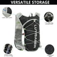thumbnail image 3 of EXLEAF 2026 New Lightweight Running Vest Hydration Backpack Hiking Climbing Cycling Fitness Bag, Outdoor Sports, Marathon, Endurance Training, Travel, Running, Backpacking, 3 of 4
