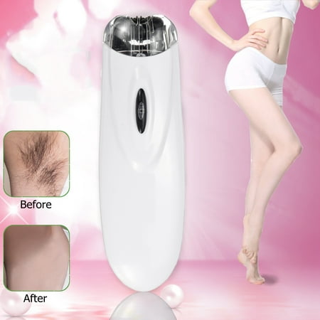 Painless Hair Facial Remover, Remove Hairs on the Upper Lip, Chin, Cheeks, Sideburns, Mini Portable Travel Size (Battery Not