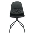 thumbnail image 4 of Set of 2 Wide Back Black Velvet Dining or Side Chairs, 4 of 6