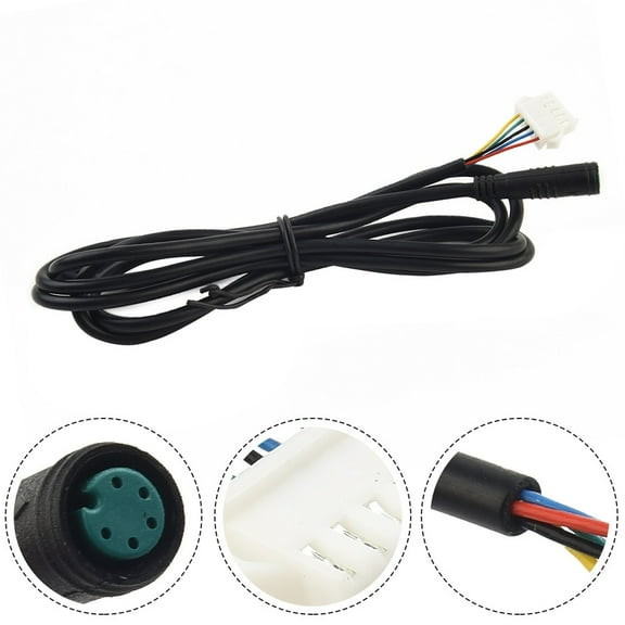 DEYISI 5pin Waterproof Adapter Cable E-Bike Electric Bicycle Part for KT Display