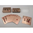 thumbnail image 3 of 1 Decks Luxury 24K Rose Gold Foil Poker Playing Cards Waterproof Plastic Set Gift, 3 of 4