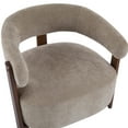 thumbnail image 4 of Christopher Knight Home 31" Modern Upholstered Accent Armchair with Wooden Legs, Light Brown, 4 of 11