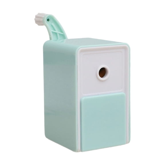 Manual Pencil Sharpener, Hand Crank Pencil Sharpener with Auto Stop Function, Durable Helical Blade, Compact Desktop Pencil Sharpener for office, Home, Art, Drawing, Sketching, Professional Use