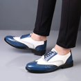 thumbnail image 4 of Zapatos de hombre de cuero de negocios de moda a juego con el color del tamaño para hombre, 4 of 6