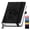Black, variant on Lined Journal Notebook 365 Pages, A5 Leather Journals for Writing Women & Men, Hardcover Notebook with 100GSM Thick Paper, Daily Journal Notebook for Travel, Work, Note Taking, College Ruled