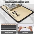 thumbnail image 4 of GFDYREE Coffee Mat Coffee Bar Mat Hide Stain Absorbent Drying Mat with Waterproof Rubber Backing Fit Under Coffee Maker Coffee Machine Coffee Pot Espresso Machine Coffee Bar Accessories-19"x, 4 of 7