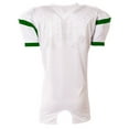 thumbnail image 3 of A4 Rollout Football Jersey For Teen Male in White/Forest | NB4265, 3 of 4