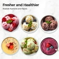 thumbnail image 5 of Skvevn Ice Cream Maker, for Gelato, Mix-ins, Milkshakes, Sorbet, Smoothie Bowls & More, with (2) Pint Containers & Lids, 5 of 8