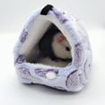 thumbnail image 1 of Cama para hámster, nido para dormir para hámster, casa pequeña para mascotas de invierno, casa para conejillo de indias, cama cueva para Chinchilla,, 1 of 10