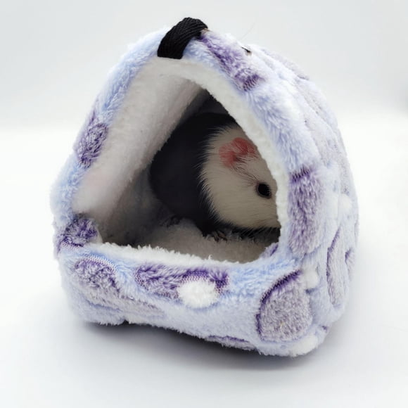 Cama para hámster, nido para dormir para hámster, casa pequeña para mascotas de invierno, casa para conejillo de indias, cama cueva para Chinchilla,