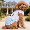 thumbnail image 5 of Brasil Dog Soccer Jersey Breathable Mesh Short Sleeve Sports Pet Shirt for Small Medium Large Dogs, 5 of 5