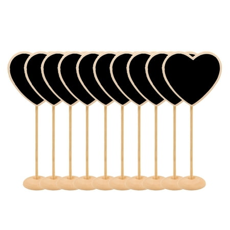 

TANGNADE Gardening Supplies Decorations Mini BlackboardsSmall Pack Wedding And Event Of Boards Wooden 10 Special Rectangular BlackboardsMessage Home Decor Card Slot G