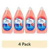 (4 pack) Great Value Soft & Smooth Ultra Dish Liquid, Pomegranate, 28 fl oz
