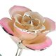 thumbnail image 1 of Long Stem Dipped 24k Gold Rose in Gift Box with Stand (White pink Rose with Stand), 1 of 4
