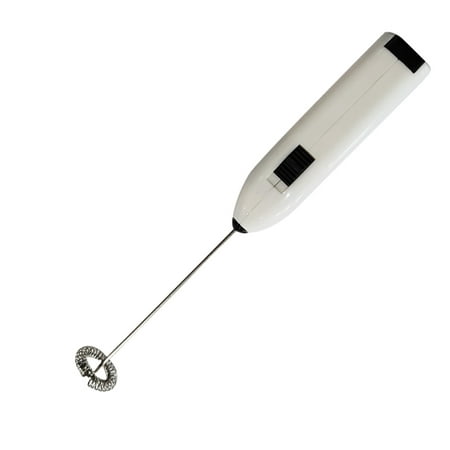 

Coffee Frother Kitchen Foamer Handheld Egg Whisk Operated Automatic Manual Hand Stirrer for Baking Cappuccino Chocolate Black