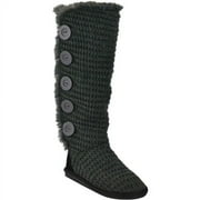 MUK LUKS Malena - Horizonatal Rib Side Button Up Boot