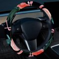 thumbnail image 2 of Flamingo 14.5 Inch Printing PVC Leather Car Wheel Cover Auto Accessories Steering Wheel Cover, 2 of 6