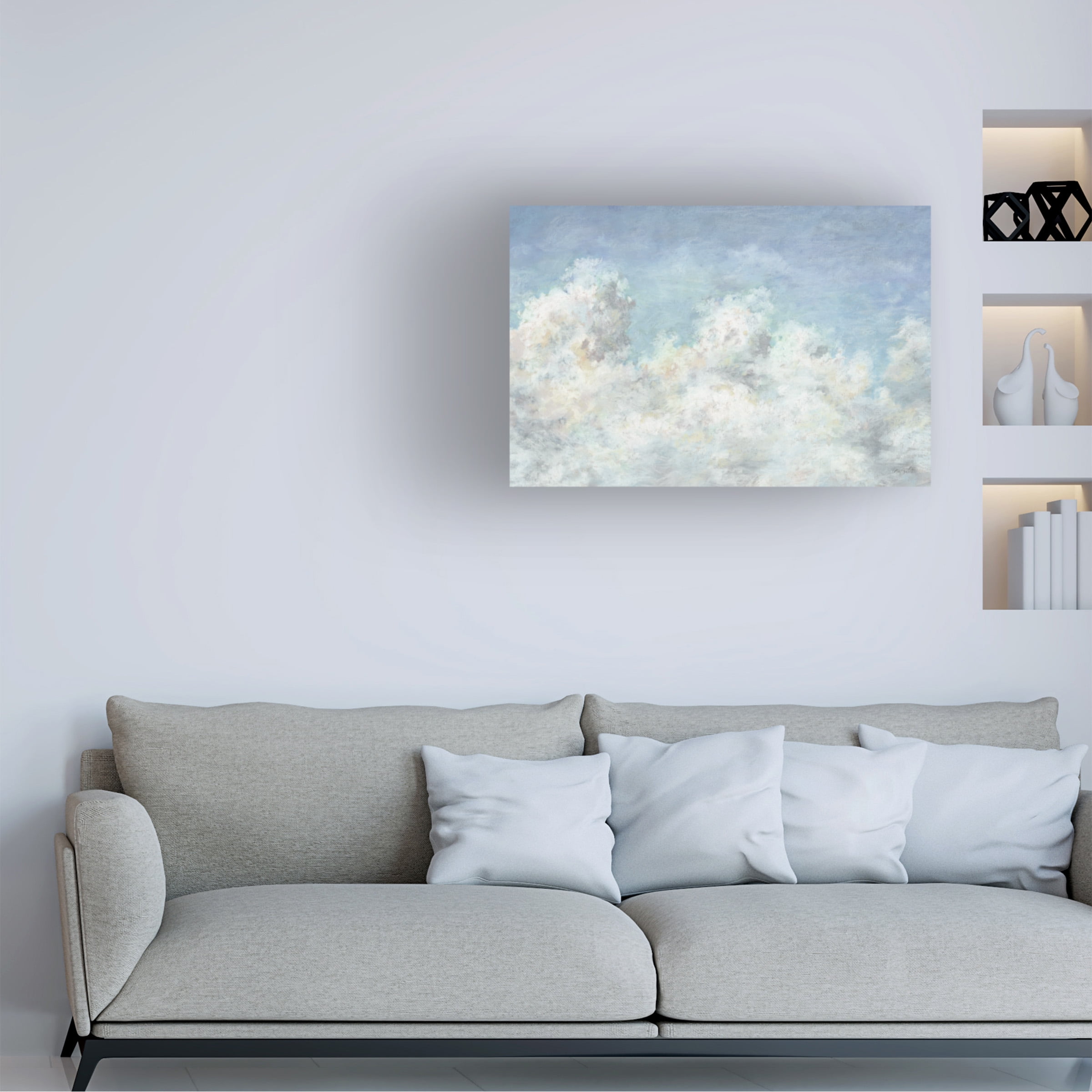 Lisa Audit 'Heavenly Blue 01' Canvas Art