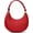Red, variant on Crescent Bags For Women with RFID Protection, Half Moon Clutch Purses for Women with Anti- Clip for Extra Safety
