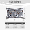 thumbnail image 4 of Daiia Cute Dog Faces Bedding Waterproof Pillow Protector Zippered Queen – Bed Bug Proof Pillow Encasement-20"x30", 4 of 6