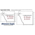 thumbnail image 4 of Rainware Supply 2x3 Aluminum C Style Gutter Drop Outlet (2 Pack), 4 of 4