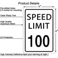 thumbnail image 2 of Speed Limit 10 Mph Sign, Speed Limit Signs Novelty Slow Down Sign Warning Traffic Road Street Sign 8X12 Inches, 2 of 4