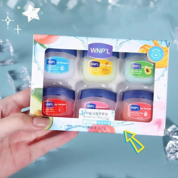 4/6/8 cajas de lápiz labial de vaselina para eliminar la piel muerta, reparar los labios, seco, refrescante, sin olor, evita que los labios se agrietan, cuidado de los labios