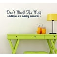thumbnail image 3 of Children Making Memories Mess Best Vinyl Lettering Quote Family Wall Decals Stickers 23x5-Inch Deep Blue, 3 of 5