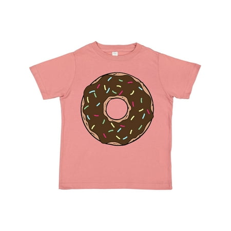 

Inktastic Chocolate Donut Doughnut Glaze Icing Sprinkles Boys or Girls Toddler T-Shirt
