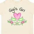 thumbnail image 4 of Inktastic Gigi's Girl Heart Flowers Girls Toddler T-Shirt, 4 of 5