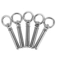 thumbnail image 1 of BRIGHTFUFU 5 Pcs Piquet de Chien en Métal Acier Inoxydable 304 pour Usage Extérieur Randonnée 4.01X1.26X0.43 Po, 1 of 8