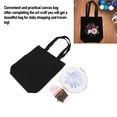 thumbnail image 3 of Kit Canvas Bag Embroidery Kit with Pattern Embroidery Hoops Color Threads Arts DIY Crafts Kits for Beginners, 3 of 7
