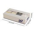 thumbnail image 3 of Openpig Foldable Under Bed Storage with Clear Window and Handles, Large Capacity Bedding Storage Bin, Space-saving Breathable Organizer Bags for Dorm Room, Sweaters, 3 of 3