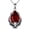 Ruby Necklace, variant on Bat Necklace for Women Sterling Silver Vintage Gothic Pendant Dark Punk Halloween Vampire Jewelry Gift For Wife Friends