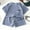 Blue, variant on Lujianch New Children's Wear Summer Children's Casual Suit Loose Clothes Boys Short Sleeve Baby Summer Size 5-6 Years