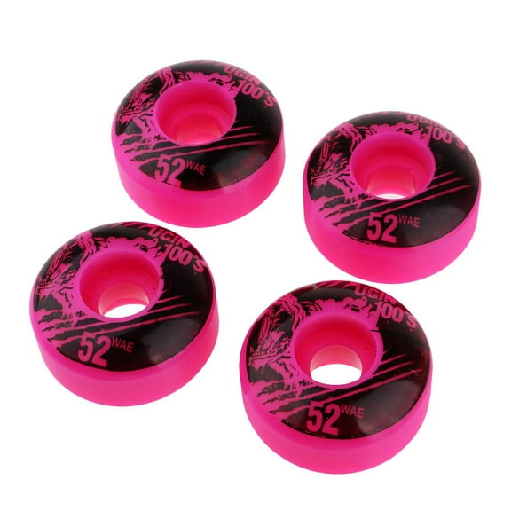 4x Central Unit Skateboard Wheels Replacement Outdoor Sport Pink