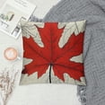 thumbnail image 2 of JEUXUS Fall Pillow Covers, Maple Leaves Throw Pillow Covers,  Autumn Decorative Pillow Cases,  Sofa Pillow Covers, Cushion Cover for Couch Bed and Car, 2 of 5