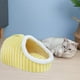 thumbnail image 5 of Cama para gatos, lindos nidos cerrados extraíbles, nidos para dormir suaves a cuadros, suministros portátiles para dormir para gatos, nidos cálidos lavables para mascotas pequeñas, medianas y grandes,, 5 of 6