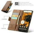 thumbnail image 3 of Dteck for Google Pixel 9 Pro Case, RFID Blocking Pixel 9 Wallet Case for Women Men with Card Holder, Magnetic Closure PU Leather Folio Flip Phone Cover for Google Pixel 9 / 9 Pro 6.3",Brown, 3 of 8