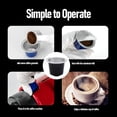 thumbnail image 4 of 100 Cápsulas De Café De Papel De Aluminio, Cápsulas De Café Vacías Recargables De Fácil Sellado, Con Diseño Autoadhesivo, Para La Mayoría De Máquinas De Café Estándar, 4 of 7