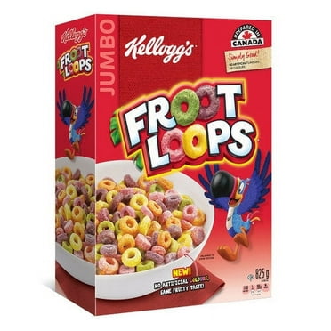 Kellogg's Froot Loops Cereal 825g/29.1oz Jumbo Size