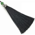 thumbnail image 1 of HUGFEGWE 30Pcs Mini Tiny Craft Tassels Sewing Tassels with Round Green Bead Mobile Pendant Bookmark Hanger for Keychain Earring,Jewelry Making,Souvenir,Graduation,Bookmarks,Clothing CJ25311-754, 1 of 6