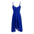 thumbnail image 5 of Icvfdpl Robe Florale pour Femmes, Sans Manches, Fluide, Ligne A, Fête, Quotidienne, Basique, Mini avec Bretelles Spaghetti, Ourlet à Volants, Douce, Robes d'Été pour Femmes, 5 of 5